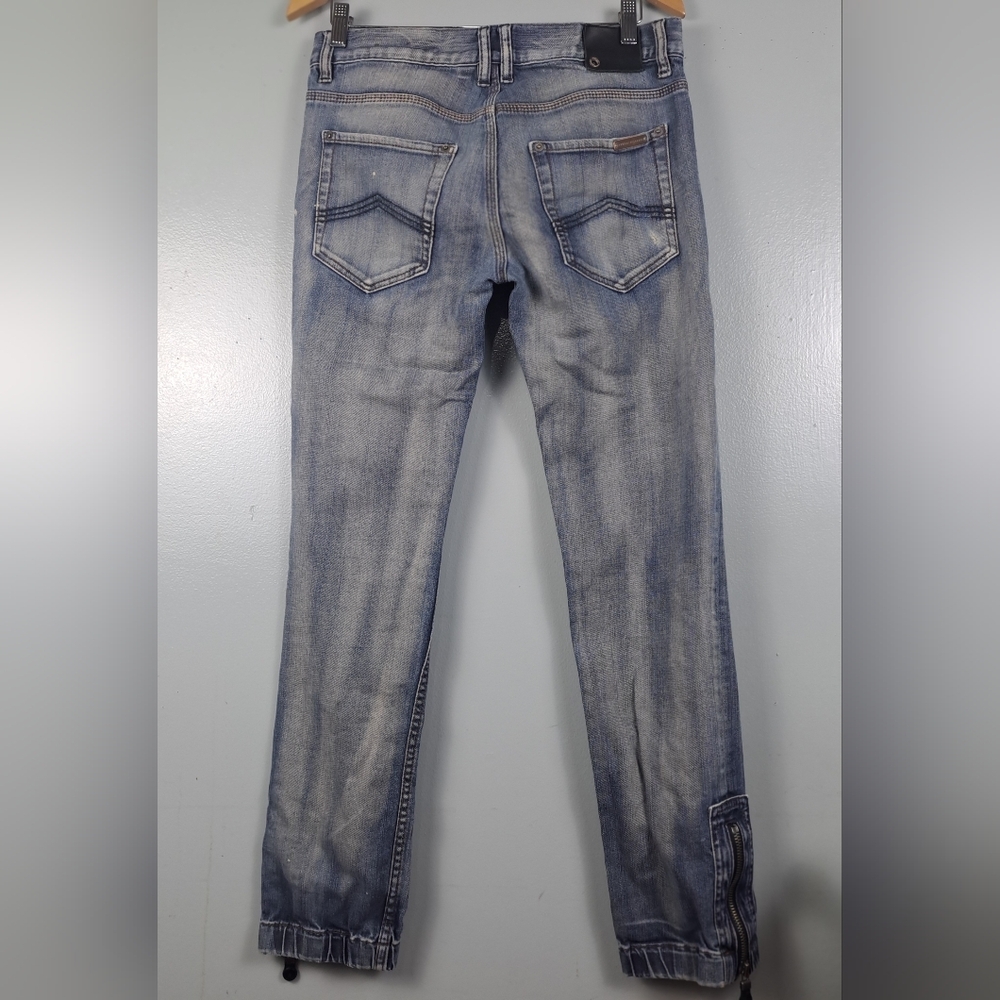 Armani Exchange Men’s Jeans Size 30 – Double Waist Loops & Side Zipper Stylish